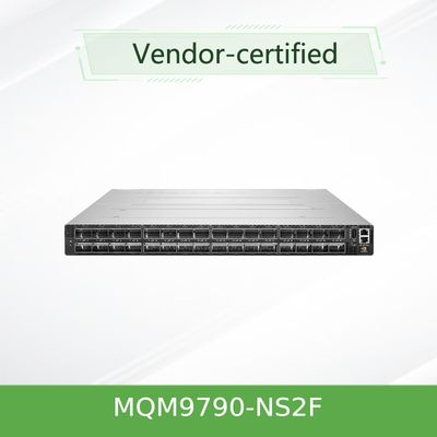 MQM9790-NS2F(920-9B210-00FN-0D0) InfiniBand Mellanox Network Switch 64 θύρες 400Gb/S 32 θύρες OSFP μη διαχειριζόμενες