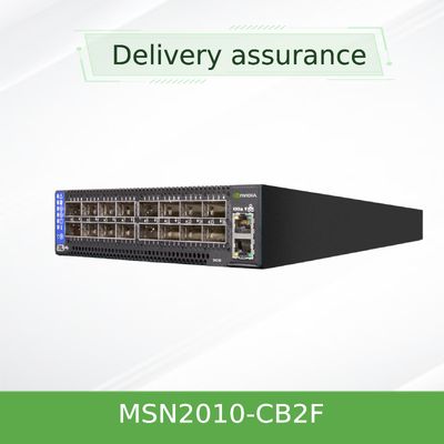 Βασισμένος διακόπτης MSN2010-CB2F 25GbE/100GbE δικτύων Mellanox Open Source 18 λιμένων SFP28 στο Linux