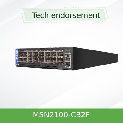 MSN2100-CB2F Διακόπτης δικτύου Mellanox 100 Gigabit Ethernet GbE