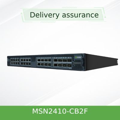 λιμένες διακοπτών MSN2410-CB2F 1U 48 SFP28 δικτύων 25Gb 100GbE Mellanox