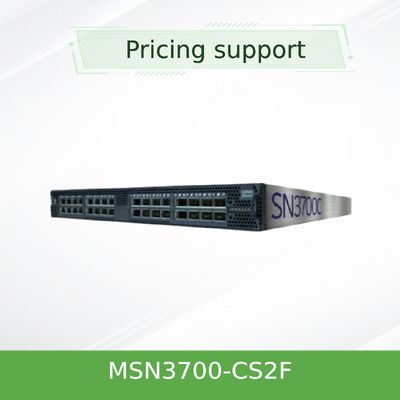 MSN3700-CS2F φάσμα-2 βασισμένος διακόπτης δικτύων mellanox 100GbE 1U ανοικτός με Onyx 32 λιμένες QSFP28