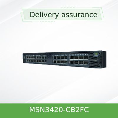 διακόπτης MSN3420-CB2FC φάσμα-2 δικτύων 25GbE/100GbE 1U Mellanox που βασίζεται