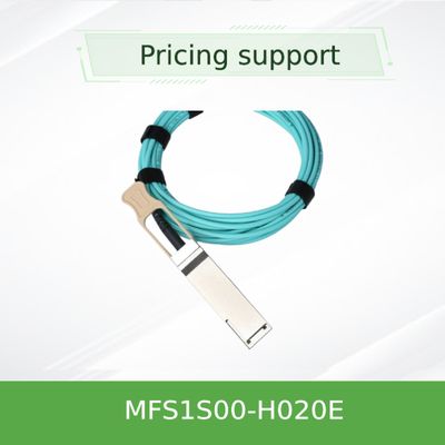ενεργό καλώδιο MFS1S00-H020E QSFP56 καλωδίων AOC Ethernet ινών 20m 200Gb Mellanox