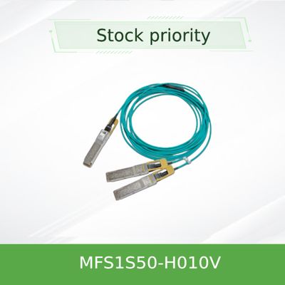 MFS1S50-H010V Mellanox AOC 200Gb/S σε 2x100Gb/S IB HDR QSFP56 σε 2xQSFP56 10m