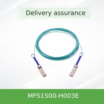 Πολυ ενεργό οπτικό καλώδιο Mellanox MFS1S00-H003E τρόπου AOC Qsfp+