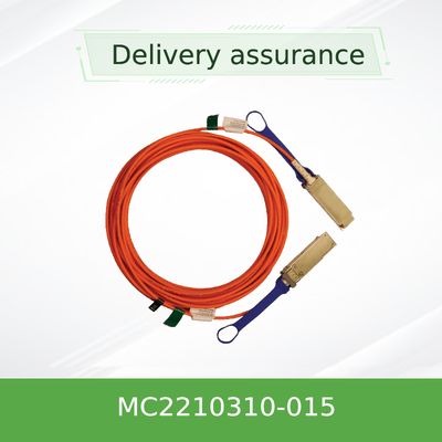 Πορτοκαλί ενεργό οπτικό Mellanox DAC καλώδιο Ethernet MC2210310-015 15M 40GbE QSFP+