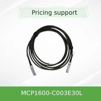 Καλώδιο MCP1600-C003E30L 100GbE 3m Mellanox Qsfp DAC Ethernet