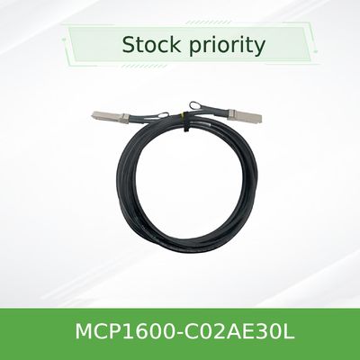 καλωδιακό δίκτυο MCP1600-C02AE30L 2.5m 100GbE QSFP28 Mellanox DAC