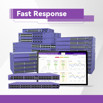 48ports X460 Extreme Network AVB Switch 48T 10 100 1000BASE -T Λιγότερη καθυστέρηση Mbps Stackable Original