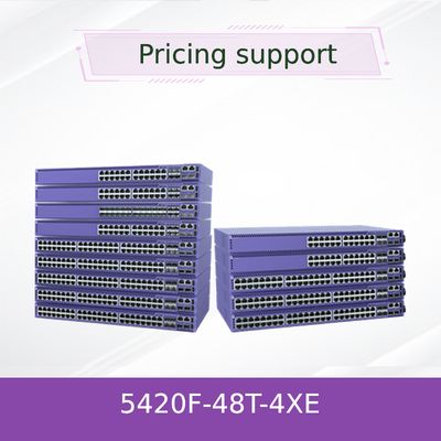 Διακόπτης Ethernet 48 θυρών Advanced 5420f Series με συνδεσιμότητα 10gbe 5420f-48t-4xe Extreme Xos