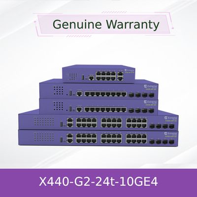 Εξαιρετικό δίκτυο X440-G2-24t-10ge4 Ethernet Switch 16532 σειράς με λειτουργία Snmp Εξαιρετικό Xos