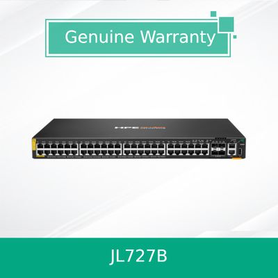 100% Γνήσια Προϊόντα Hpe Aruba Networking Cx 6200f 48g Class-4 Poe 4SFP+ 370W Switch (JL727B)
