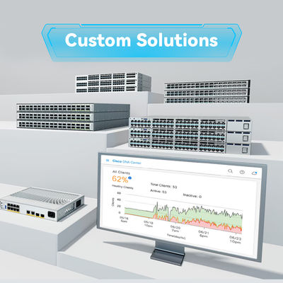 C9200-24t-a Νέος Cisco Catalyst Access 24X 1g RJ45 Ports Gigabit Ethernet Modular Enterprise Switch C9200-24t-a