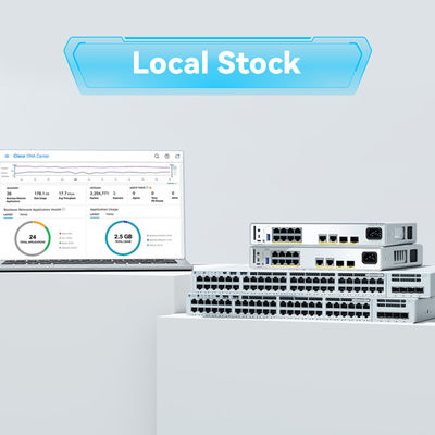 C9200L-48p-4G-E Network Switch Νέος και πρωτότυπος 9200L 48-Port Poe 4 1g SFP Uplink Switch