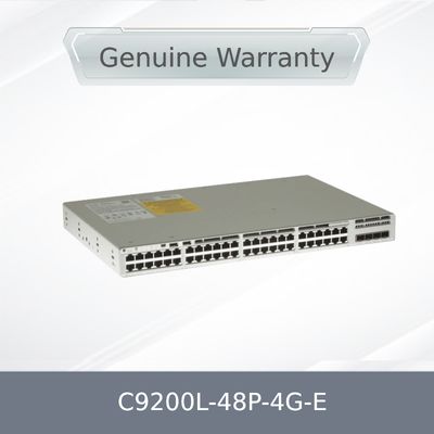 C9200L-48p-4G-E Network Switch Νέος και πρωτότυπος 9200L 48-Port Poe 4 1g SFP Uplink Switch
