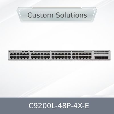 Νέο πρωτότυπο σε απόθεμα C9200L-48p-4X-E Ciscos Cata Lyst 9200L 48 Port Poe+ 740W 4X10g Uplink, Network Switch