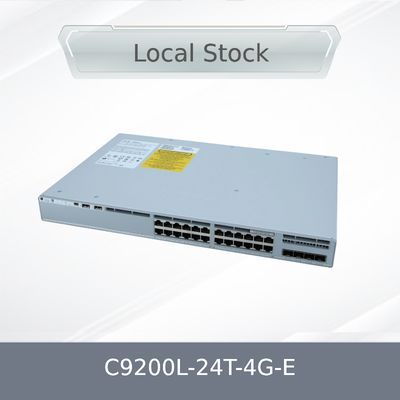 Διαχειριζόμενος διακόπτης C9200-24t-E 24 θυρών υψηλών επιδόσεων για δίκτυα υψηλών επιδόσεων
