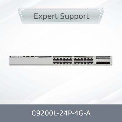 Νέο Πρωτότυπο Καθαρό Απόθεμα 9200L Switch C9200L-24p-4G-a Cata Lyst 9200L 24-Θυρών Poe+, 4 X 1g, Network Advantage C9200L-24p-4G-a