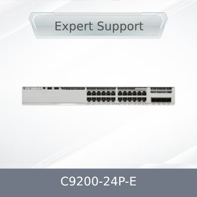 Αρχικό C9200-24p-E 9200 Layer 2 Ethernet 24 Port Poe Network Switch με λειτουργία Qos
