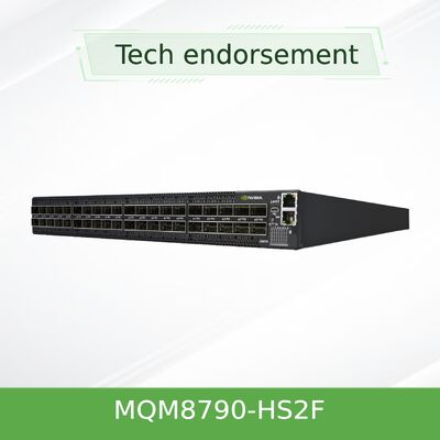 NVIDIA Quantum MQM8790-HS2F 200G InfiniBand Switch 40 Θυρών Μη Διαχειριζόμενος 200Gb/s Εναλλακτική λύση Mellanox