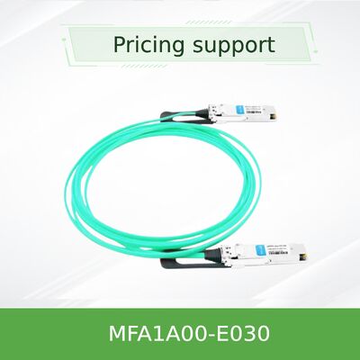 Mellanox MFA1A00-E030 100Gb/s QSFP28 EDR ενεργό οπτικό καλώδιο 30m InfiniBand LSZH VCSEL