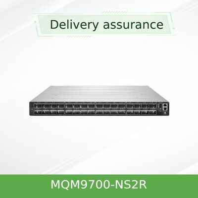 NVIDIA Quantum-2 MQM9700-NS2R 64-Port 400Gb/s Διαχειριζόμενος InfiniBand Switch με αντίστροφη ροή αέρα (C2P)