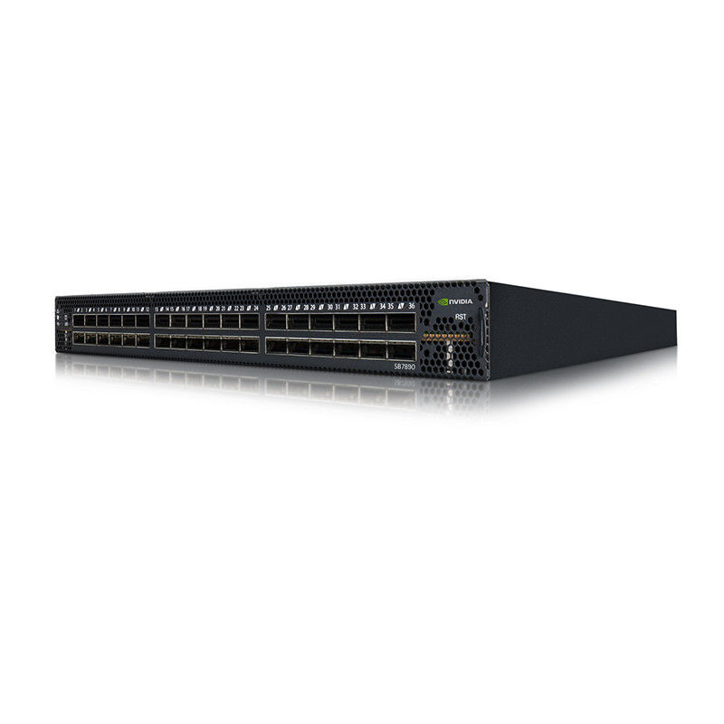 36p εξωτερικά διοικούμενου EDR 100Gb/S έξυπνος Mellanox Infiniband διακόπτης MSB7890-ES2F Non-Blocking