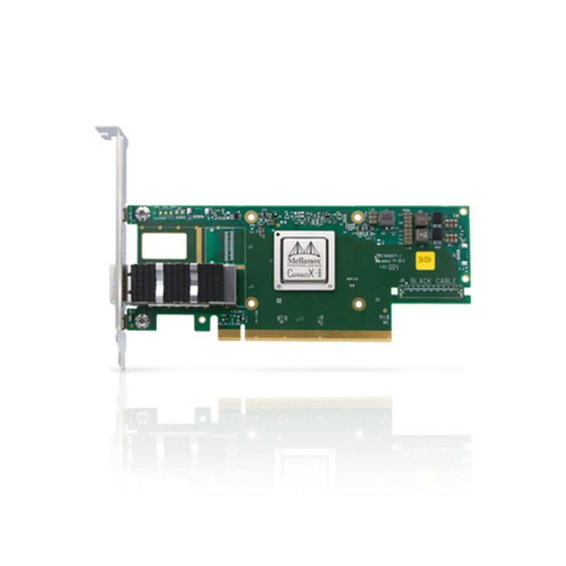 Ενιαία κάρτα Nic mcx653105a-ecat-SP connectX-6 δικτύων λιμένων 100Gb Mellanox