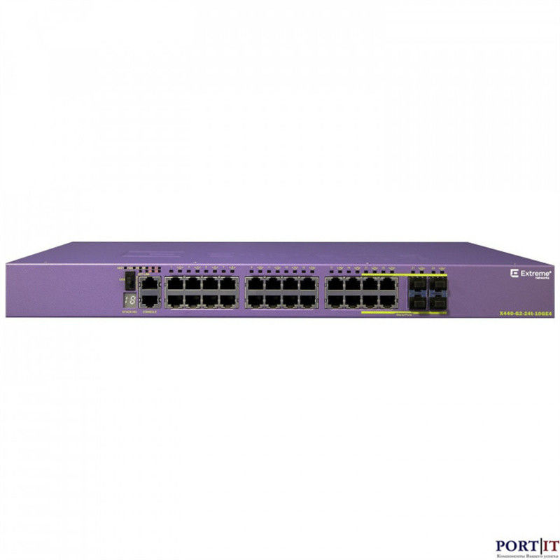 10GE4 Scalable AVB Extreme Networks X440 Switch G2 24T X440-G2-24p-10GE4 καινούργιο και αυθεντικό