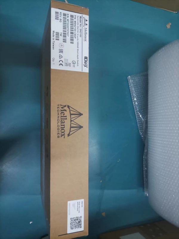 2 σύντομος διακόπτης MSN2100-CB2F 100GbE 1U 16 λιμένες 2 εναλλασσόμενο ρεύμα PSUs X86 Mellanox SN2000 βάθους πυρήνων QSFP28