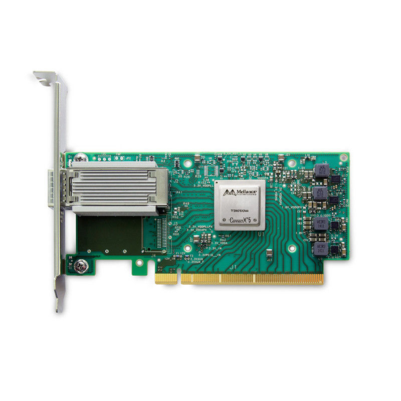 EN 10 25 40 50 Oe καρτών δικτύων 100GbE InfiniBand Mellanox ταχύτητες προσαρμοστών mcx515a-CCAT