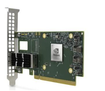 ConnectX-6 διπλός λιμένας QSFP56 καρτών mcx623105an-VDAT 100GbE δικτύων Mellanox διεπαφών DX EN