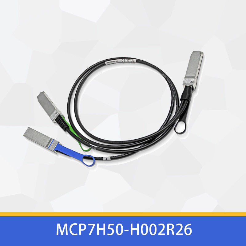 το καλώδιο 2m HDR100 Mellanox DAC άμεσο συνδέει το καλώδιο MCP7H50-H002R26 MCP7H50-V0xxR QSFP56 ινών