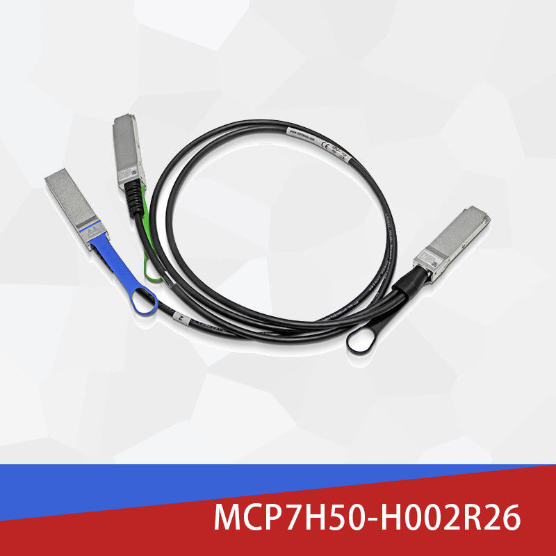 το καλώδιο 2m HDR100 Mellanox DAC άμεσο συνδέει το καλώδιο MCP7H50-H002R26 MCP7H50-V0xxR QSFP56 ινών