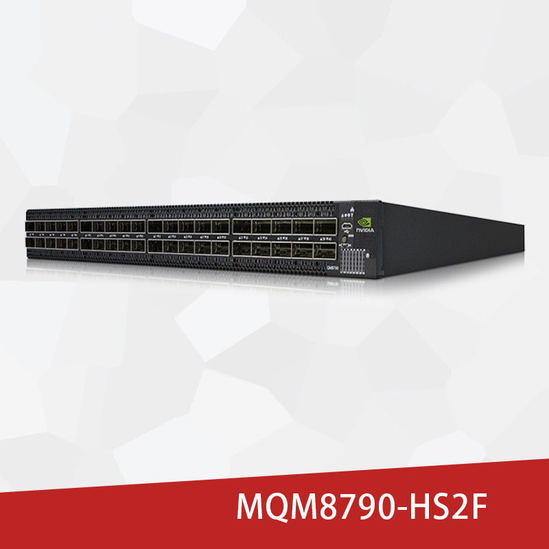 40 λιμένες QSFP28 μη που εμποδίζουν το διακόπτη InfiniBand MQM8790-HS2F 200Gb/S δικτύων HDR Mellanox