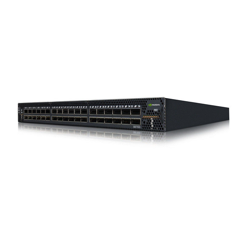 Βασισμένοι EDR InfiniBand 1U 36 QSFP28 MSB7800-ES2F Mellanox λιμένες δικτύων διακόπτης-IB 2