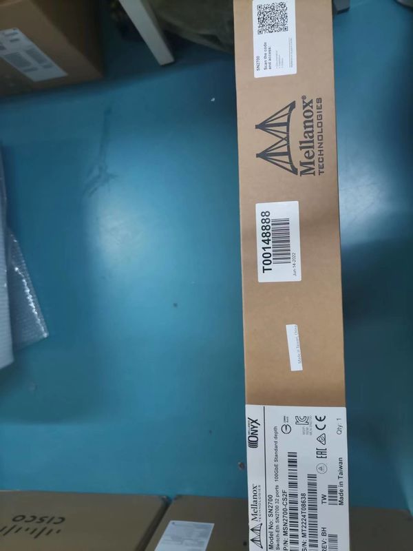 Βασισμένος 25GbE/100GbE 1U στο φάσμα ανοικτός Ethernet δικτύων MSN2700-CS2F Mellanox διακόπτης διακοπτών