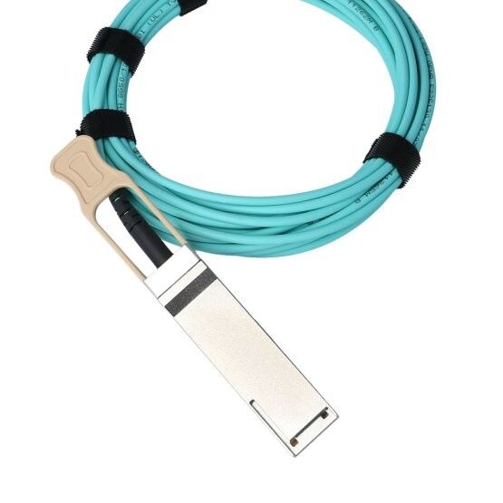 Ενεργό οπτικό καλώδιο MFS1S00-H005V Aoc μέχρι 200Gb/S IB HDR QSFP56 5m