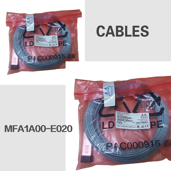 Καλώδιο IB 200Gb/S HDR MFS1S50-H010V Mellanox στη χαμηλή λανθάνουσα κατάσταση 2x100Gb/S HDR100 MMF 10m