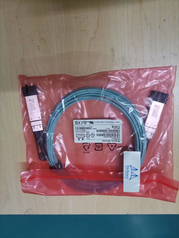 Ενεργό οπτικό καλώδιο MFS1S00-H005V Aoc μέχρι 200Gb/S IB HDR QSFP56 5m