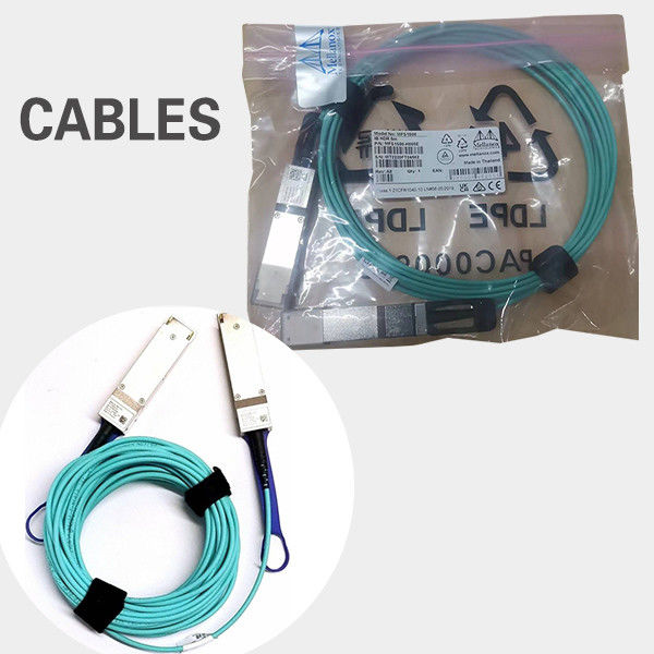 20 ενεργών μέτρα καλωδίων 200Gb/S VPI IB HDR και 200GbE QSFP56 MFS1S00-H020V ινών