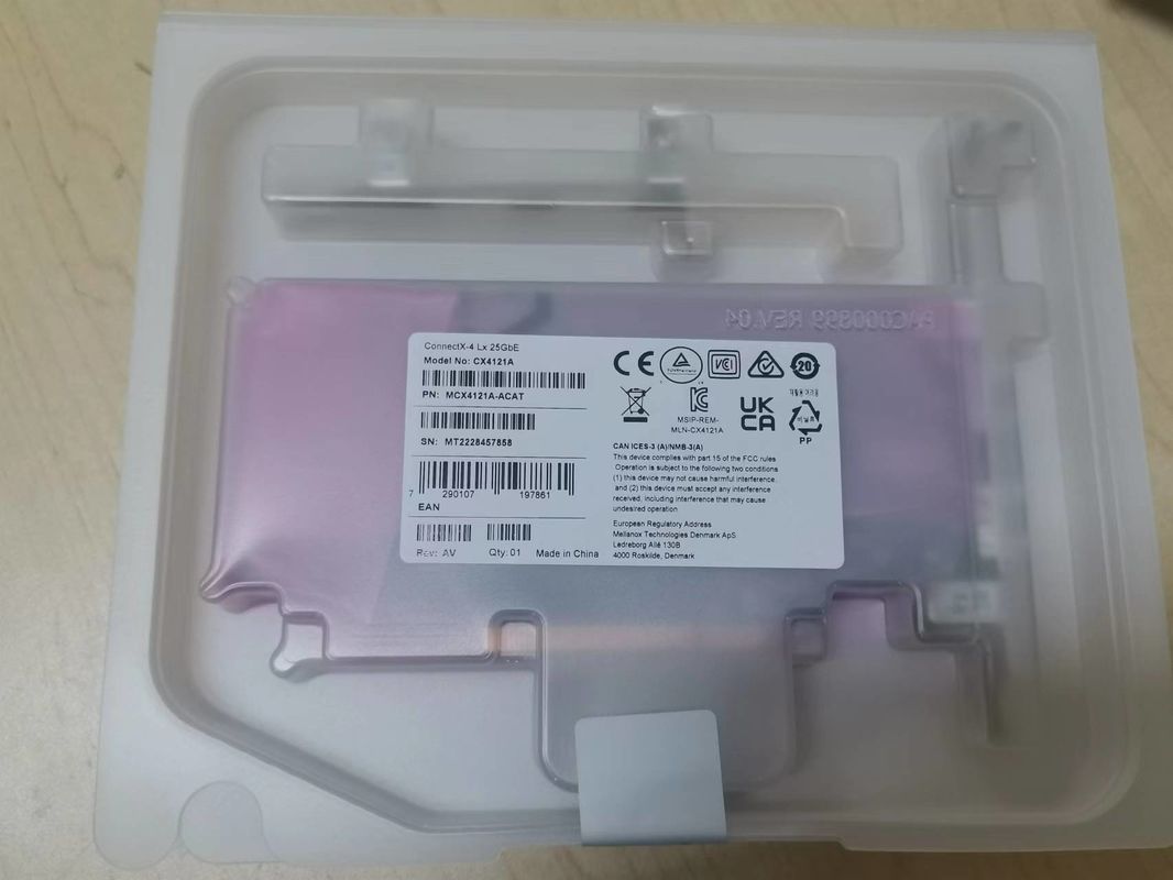 Mellanox connectX-4 EN 25GbE διπλή κάρτα mcx4121a-ACAT διεπαφών δικτύων λιμένων SFP28 PCIe3.0 X8 Lx