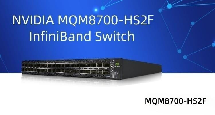 MQM8700-HS2F Κβαντικός Mellanox Hdr Switch 40 θύρες 200 Gbit/S 40 θύρες Infiniband