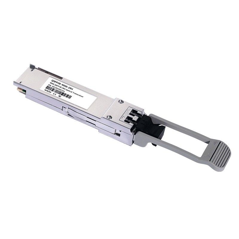 100G QSFP28 ZR4 LC Duplex Οπτικός Πηρακτής 80km SFP28 LR4 103Gbps EML LAN-WDM Πηρακτής με ψηφιακή διάγνωση