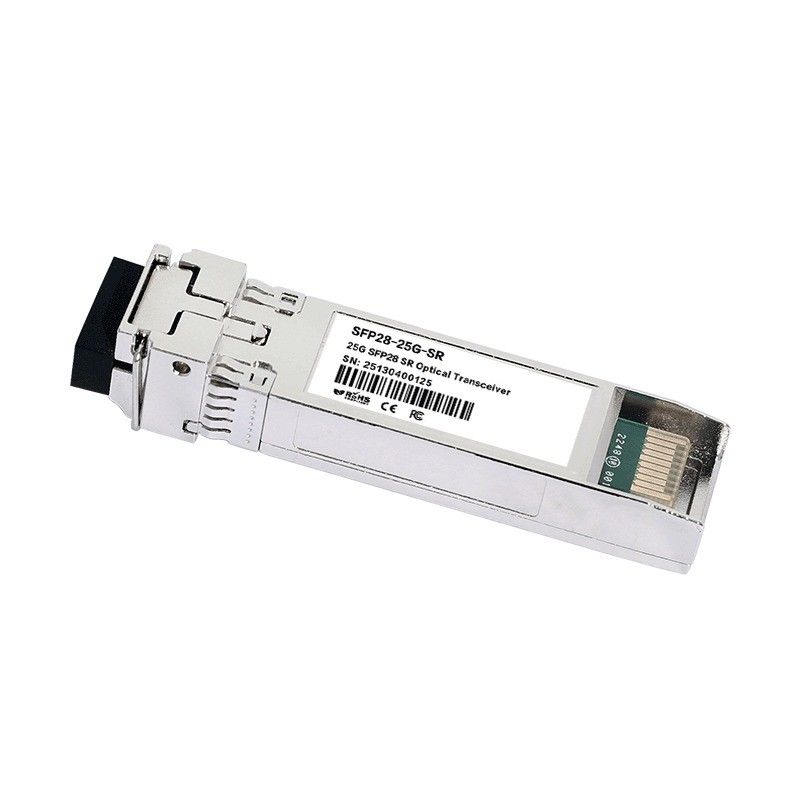 10 χλμ. Μονότυπο 25G SFP28 Οπτικό Πηρακτηριστή Συμμόρφωση με το πρωτόκολλο SFF-8472 Speed LC Connector CE FCC RoHS πιστοποιημένο