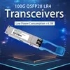 Υψηλής Απόδοσης Qsfp28-100g-Lr4 100g Qsfp28 10km 1310nm Sm Διπλό LC Fiber Οπτικό Πομποδέκτη Module SFP Lr4 Χαμηλή Τιμή