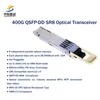 Αξιόπιστος 400g Qsfp-Dd Sr8 δέκτης για κέντρα δεδομένων