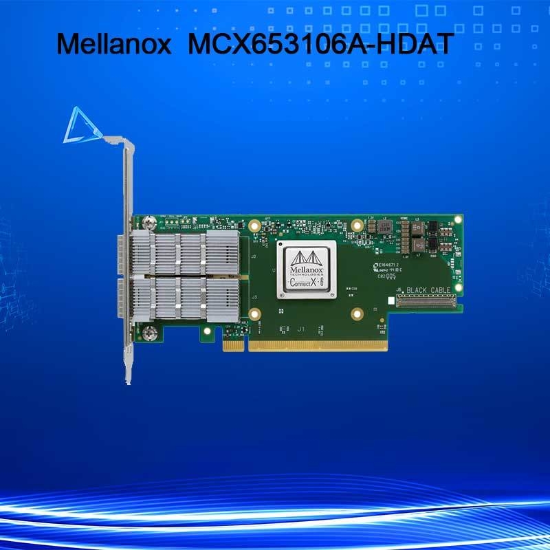 Κάρτα Δικτύου Mellanox ConnectX-6 MCX653106A-HDAT VPI 200Gb/S InfiniBand και Ethernet Adapter