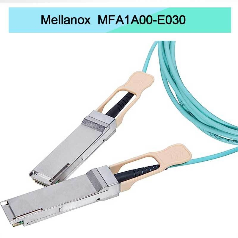 Δικτυακό δίκτυο που βασίζεται σε VCSEL QSFP Mellanox AOC Cable MFA1A00-E030 IB EDR έως 100Gb/S