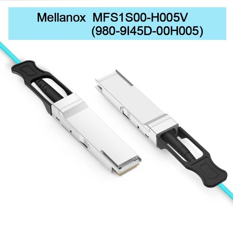 MFS1S00-H005V ((980-9I45D-00H005) Aoc ενεργό οπτικό καλώδιο έως 200Gb/S IB HDR QSFP56 5m